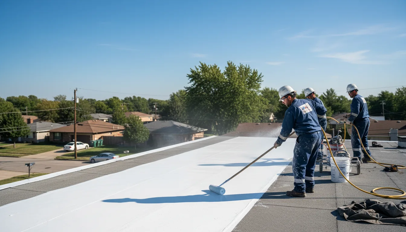 Commercial roof coating in Dayville, CT near me